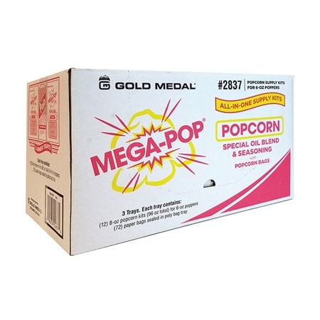 Gold Medal 6OZ All In1 Popcorn Kit 2837